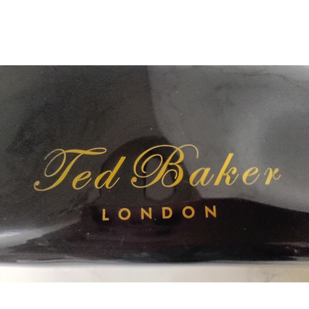 Ted Baker Black Patent Bag with Pink Bow - Picture 7 of 7